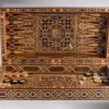 Chess set & Backgammon board, backgammon set amazing quality, wooden inlaid with mother of pearl, board games, Christmas gift Chess board