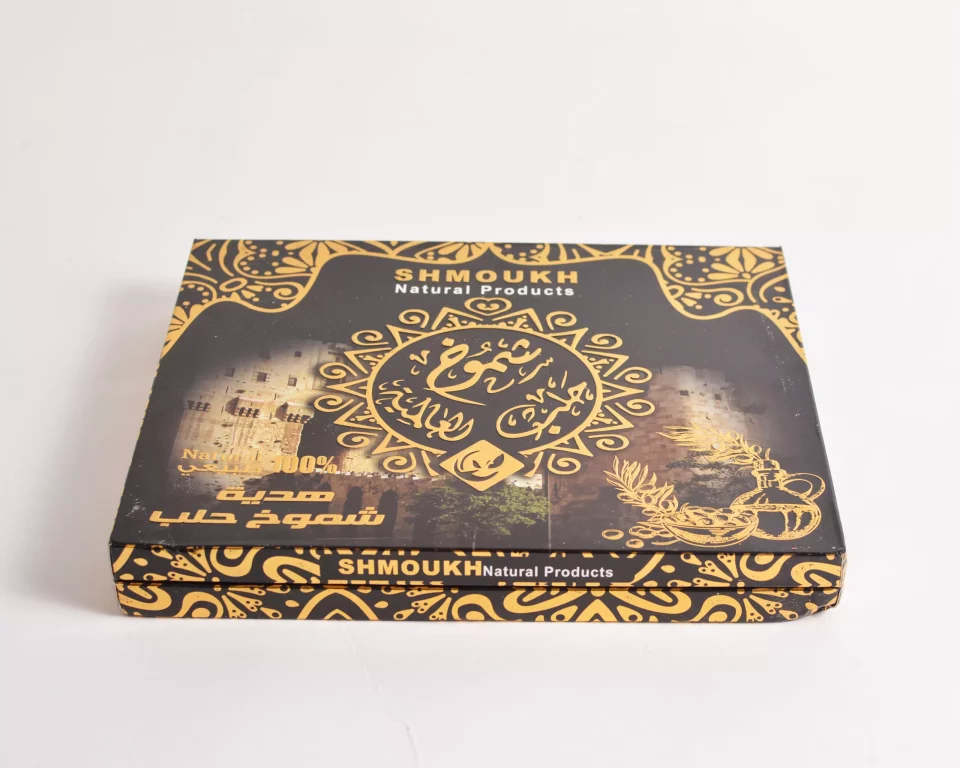 Aleppo Gift set consisting of 9 Laurel soap is natural in a wonderful Carton box