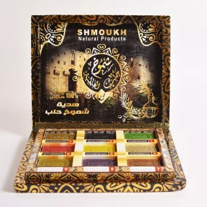 Aleppo Gift set consisting of 9 Laurel soap is natural in a wonderful Carton box
