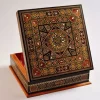 Square Jewelry Box with Lock Handmade Accessories Box Makeup Organizer Home Decoration Bedroom Decor Gifts