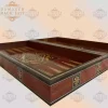 Chess set & Backgammon board, backgammon set amazing quality, wooden inlaid with mother of pearl, board games, Christmas gift Chess board