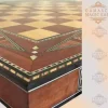Chess set & Backgammon board, backgammon set amazing quality, wooden inlaid with mother of pearl, board games, Christmas gift Chess board