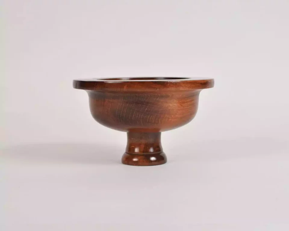 Damascus serving bowl inlaid with mother-of-pearl