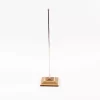 A distinctive and luxurious desk set, handcrafted from lemon wood and inlaid with copper