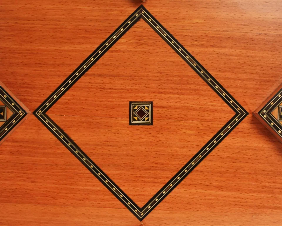 Luxury handmade Arabic star mosaic tray