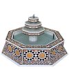 Damascus water fountain handmade from natural marble mosaic