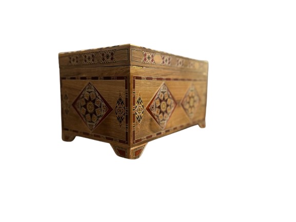 Large Handmade Damascus Mosaic Box, Jewelry Box, Accessories, Home Decor, Bedroom Decor, Special Gift