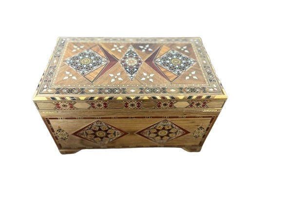 Large Handmade Damascus Mosaic Box, Jewelry Box, Accessories, Home Decor, Bedroom Decor, Special Gift