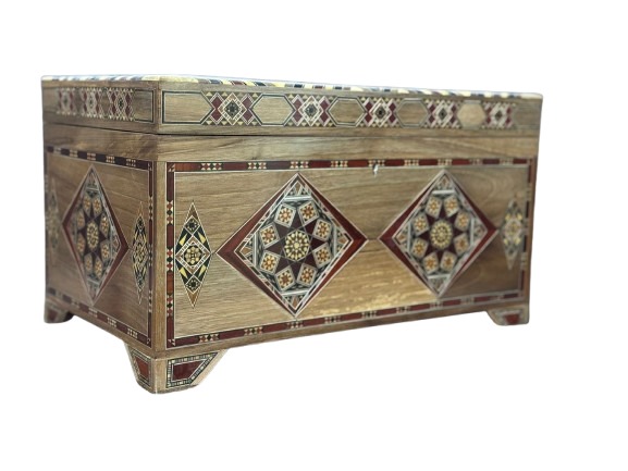 Large Handmade Damascus Mosaic Box, Jewelry Box, Accessories, Home Decor, Bedroom Decor, Special Gift