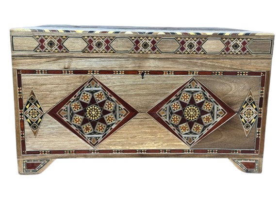 Large Handmade Damascus Mosaic Box, Jewelry Box, Accessories, Home Decor, Bedroom Decor, Special Gift