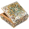 Mother of Pearl Jewelry Box | Custom Wooden Jewelry Case with Unique Inlay | Antique Jewelry Organizer for Birthday Gifts | Gift for her