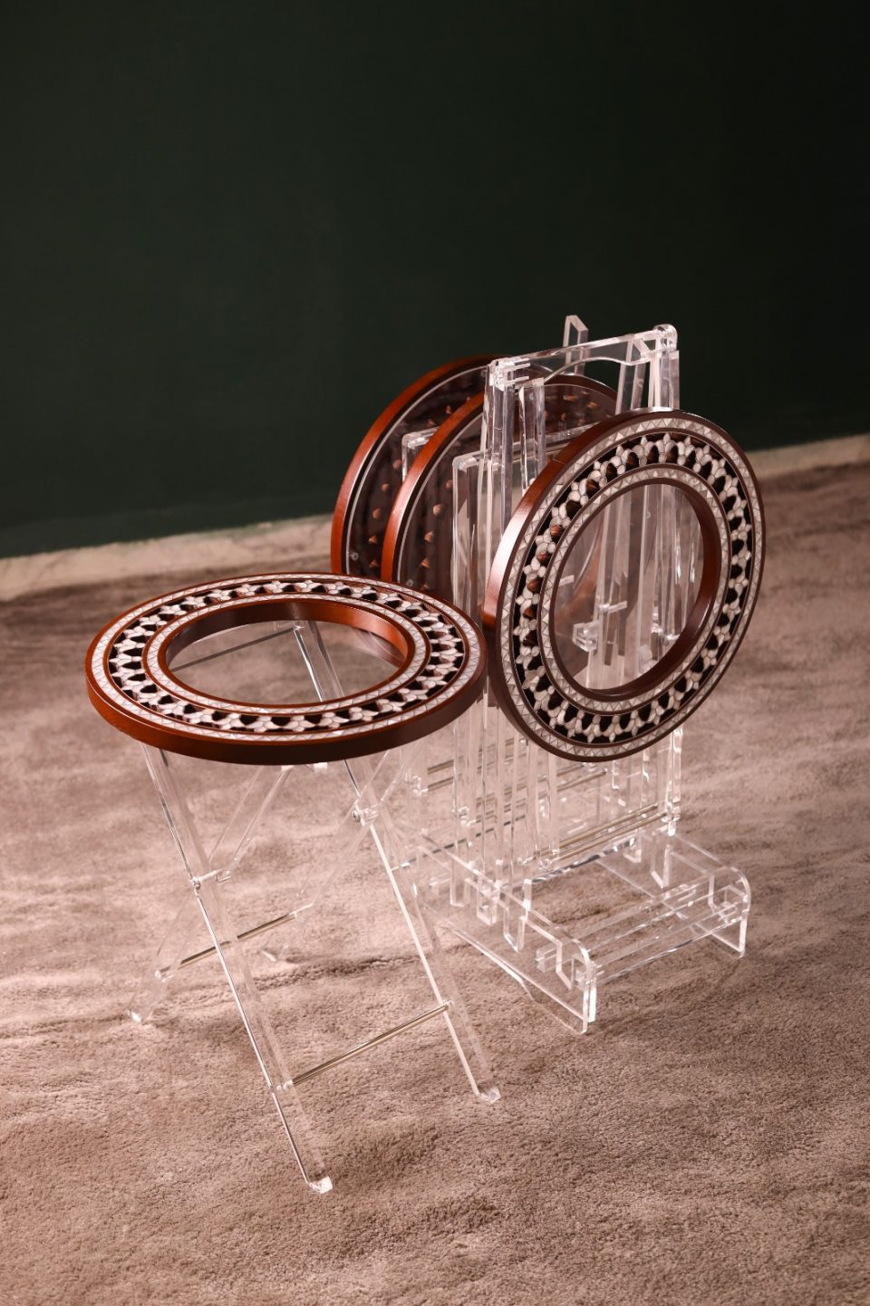"Tulip" Tables Set - A Work of Art that Blends Authenticity and Modernity