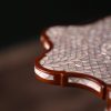 "Worood" set Elegant Handmade  Side Tables from Natural Walnut & Mother-of-pearl