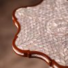 "Worood" set Elegant Handmade  Side Tables from Natural Walnut & Mother-of-pearl