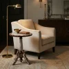 Handmade "Worood" set Elegant Side Tables from Natural Walnut & Mother-of-pearl
