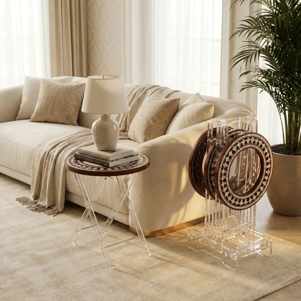 Tables "Tulip" Tables Set - A Work of Art that Blends Authenticity and Modernity