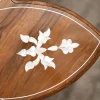 IMG-20251122-WA0030 Damascus Flower Table – A Masterpiece Inlaid with Natural Mother‑of‑Pearl