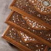 IMG-20251122-WA0050 Fatimid Collection – Hand‑Carved Nesting Tables Inlaid with Natural Mother‑of‑Pearl