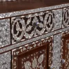 IMG-20251122-WA0058 Tajalli Collection – Mirror and Cabinet Inlaid with Natural Mother‑of‑Pearl, Crowned by Damascene Majesty