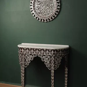 Tulip Collection – Handmade Mother‑of‑Pearl Console & Wall Art Set