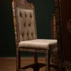 Handcrafted Mosaic Dining Room Set Inlaid with Natural Mother‑of‑Pearl – Soul of Damascus | Luxury Damascene Furniture