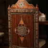 Handcrafted Mosaic Dining Room Set Inlaid with Natural Mother‑of‑Pearl – Soul of Damascus | Luxury Damascene Furniture