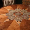 Handcrafted Mosaic Dining Room Set Inlaid with Natural Mother‑of‑Pearl – Soul of Damascus | Luxury Damascene Furniture
