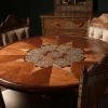Handcrafted Mosaic Dining Room Set Inlaid with Natural Mother‑of‑Pearl – Soul of Damascus | Luxury Damascene Furniture