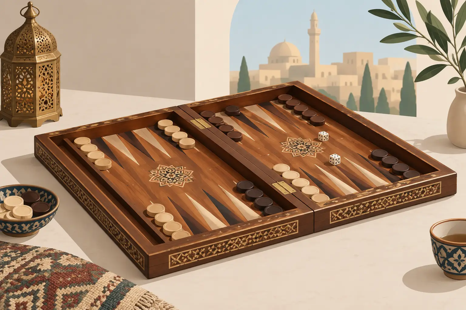 Handmade Syrian Backgammon Sets Worth Keeping