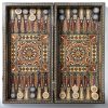 WhatsApp Image 2026-10-29 at 2.49.07 PM (3) 21" wooden Chess set & backgammon set handmade board hand inlay with mother of pearls Chess gift board